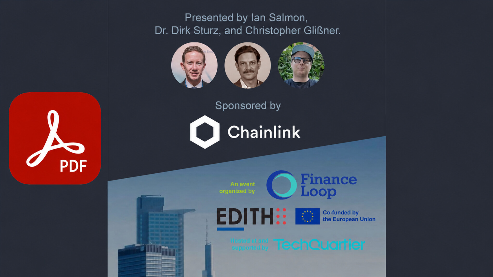 Finance Loop - FY - blockchain Germany hub - presentation - Chainlink Frankfurt meetup in April 2024