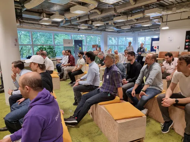Audience and panel at a digital assets ETP discussion in Frankfurt