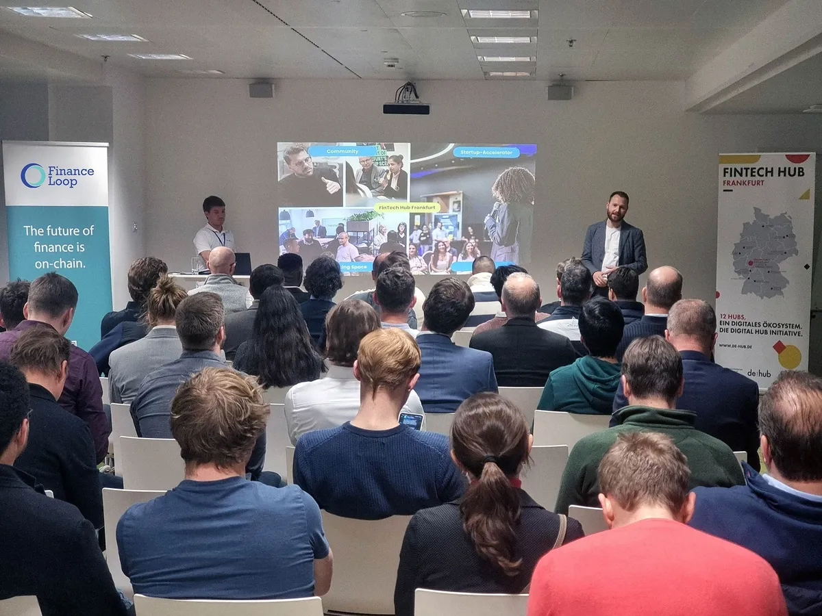 A Finance Loop meetup at TechQuartier in Frankfurt