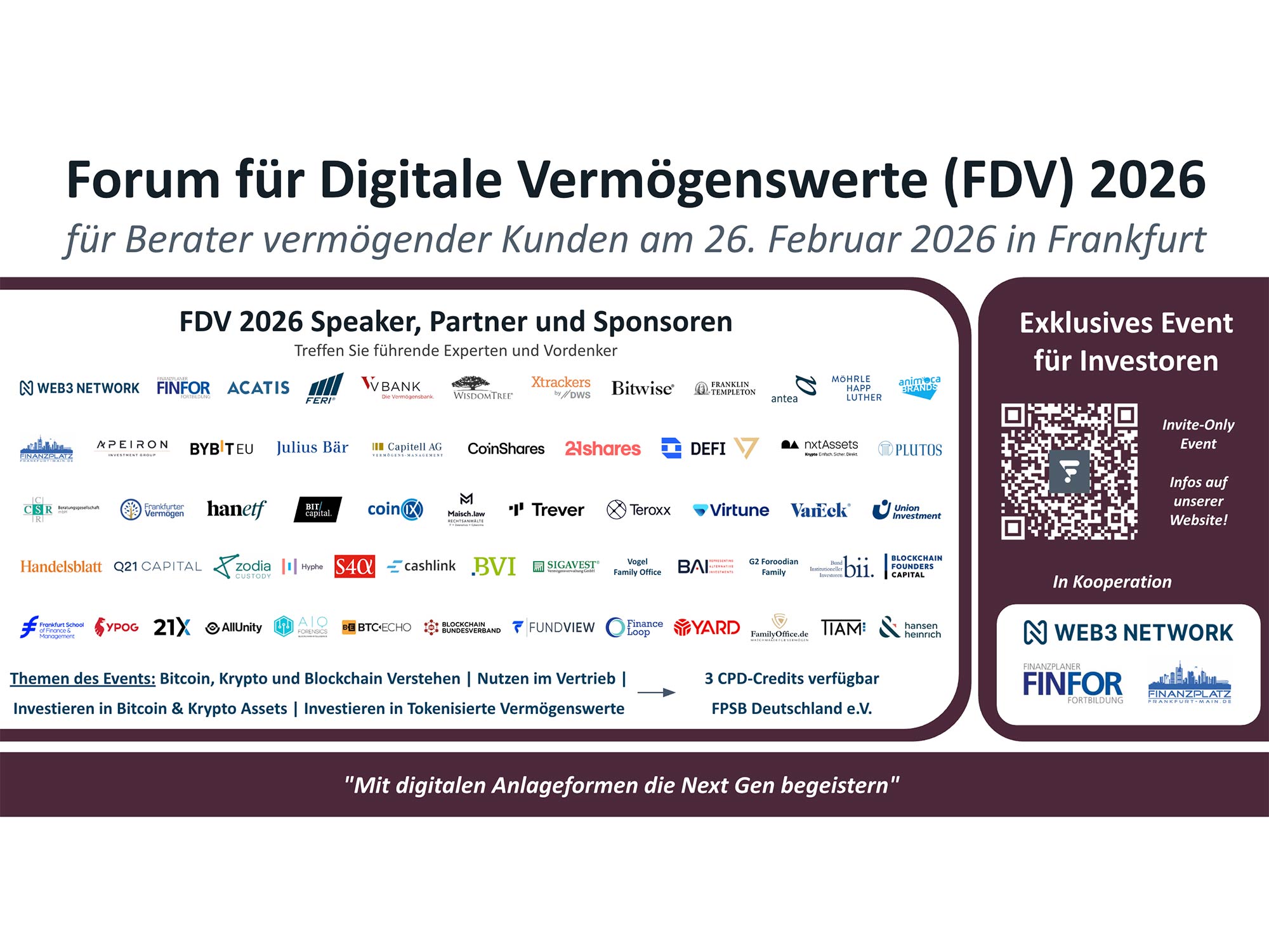 Forum für digitale Vermögenswerte 2026