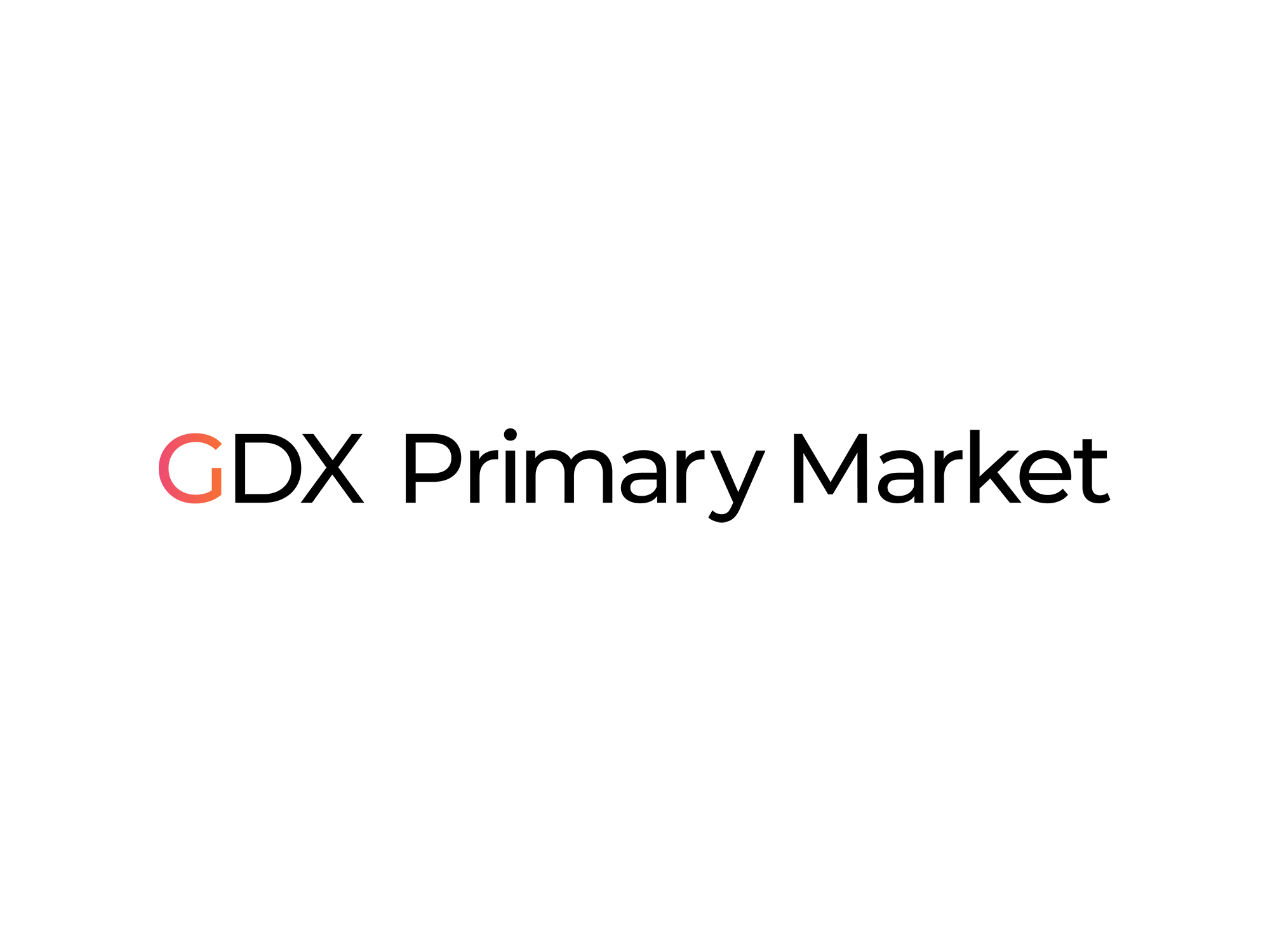 GDX Primary Market Logo